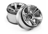 HPI 6-Shot MT Wheel (Chrome/2Pcs)
