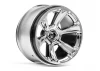 HPI 6-Shot MT Wheel (Chrome/2Pcs)
