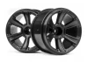 HPI 6-Shot MT Wheel (Black/2Pcs) ** CLEARANCE **