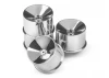 HPI Q32 Dish Wheel Set (Chrome/22X14/4Pcs)