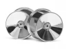 HPI Q32 Dish Wheel Set (Chrome/22X14/4Pcs)