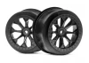 HPI 8-Shot SC Wheel (Black/2Pcs)