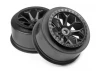 HPI 8-Shot SC Wheel (Black/2Pcs)