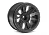 HPI 6-Shot ST Wheel (Black/2Pcs)
