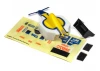 HPI Formula Q32 Body And Wing Set (Blue)