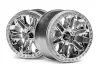 HPI 6-Shot ST Wheel (Chrome/2Pcs)