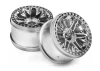 HPI 6-Shot ST Wheel (Chrome/2Pcs)