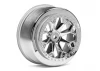 HPI 8-Shot SC Wheel (Chrome/2Pcs)