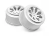 HPI 8-Shot SC Wheel (White/2Pcs)