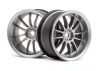 HPI Work Xsa 02C Wheel 26mm Light Gunmental (3mm/2Pcs)