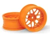 HPI Tech 7 Wheel Orange (9mm/2Pcs)
