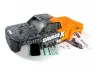 GT-6 Sportcab Painted Truck Body (Grey/Orange)