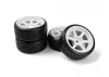 Falken Azenis Drft Tire/HRE C106 Wheel White 4pcs