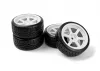 Falken Azenis Drft Tire/HRE C106 Wheel White 4pcs
