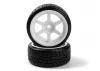 Falken Azenis Drft Tire/HRE C106 Wheel White 4pcs