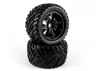 HPI Goliath Tyres Pre Mounted on 3251 Tremor Black Wheels (2)
