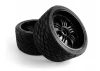 HPI Phaltline Tyres Pre Mounted on 3251 Tremor Black Wheels (2)