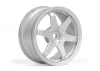 HPI TE37 Wheel 26mm Matte Chrome (0mm Offset)