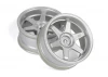 TE37 Wheel 26mm Matte Chrome (6mm Offset)