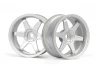 TE37 Wheel 26mm Matte Chrome (6mm Offset)