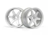 TE37 Wheel 26mm Matte Chrome (6mm Offset)