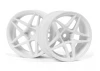 HPI Kansei Astro Wheels White 6mm Offset 26mm (2)