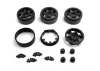 CC-6 Beadlock Wheel 1.3in (Black/4pcs)