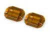 Aluminium Diff Cover (Orange/2pcs)