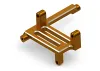 Aluminium Shift Servo Mount (Orange)