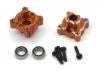 Aluminium Rear Hub Set (Orange/2pcs)