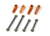 Aluminium Sway Bar Set (Gunmetal/Orange/Front/Rear)