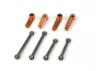 Aluminium Sway Bar Set (Gunmetal/Orange/Front/Rear)