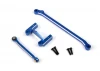 Aluminium Servo Mount & Steering Link (Blue)
