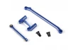 Aluminium Servo Mount & Steering Link (Blue)