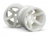 HPI S.S. MT Wheels White Front