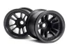 Split 5 Truck Wheel Black - Firestorm - Hex Fit