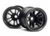 Split 5 Truck Wheel Black - Firestorm - Hex Fit