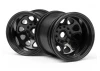 Classic King Wheel Black Wheely King (2.2In - 2Pcs)