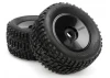 Dish Wheel Black 88X56mm/2Pcs 17mm Hex Savage / Hellfire - 2 Pcs