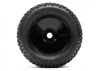 Dish Wheel Black 88X56mm/2Pcs 17mm Hex Savage / Hellfire - 2 Pcs