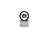 HPI MAG-8 Chrome 3.2 Inch Wheels (83X56mm) - 17mm Hex - 1 Pair