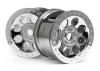 HPI MAG-8 Chrome 3.2 Inch Wheels (83X56mm) - 17mm Hex - 1 Pair