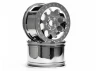 HPI MAG-8 Chrome 3.2 Inch Wheels (83X56mm) - 17mm Hex - 1 Pair