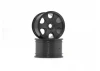 Warlock Wheel Black 83x56mm - 17mm Hex for Savage X / Hellfire - 2 Pcs