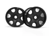 Warlock Wheel Black 83x56mm - 17mm Hex for Savage X / Hellfire - 2 Pcs