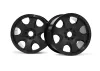 Warlock Wheel Black 83x56mm - 17mm Hex for Savage X / Hellfire - 2 Pcs