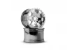Warlock Wheel Chrome 83x56mm - 17mm Hex for Savage X / Hellfire - 2 Pcs