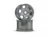 Warlock Wheel Matt Chrome 83x56mm - 17mm Hex for Savage X / Hellfire - 2 Pcs