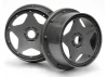 HPI Baja 5B Super Star Wheel - Gunmetal - Front - Pair