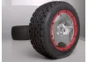 HPI Baja 5B Super Star Wheel - Shiny Chrome - Front - Pair